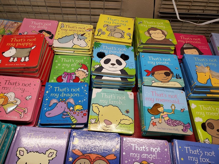 LOT OF 5 USBORNE KIDS TOUCHY-FEELY „THAT’S NOT MY“ BOARD BOOKS – RANDOM *MIX*