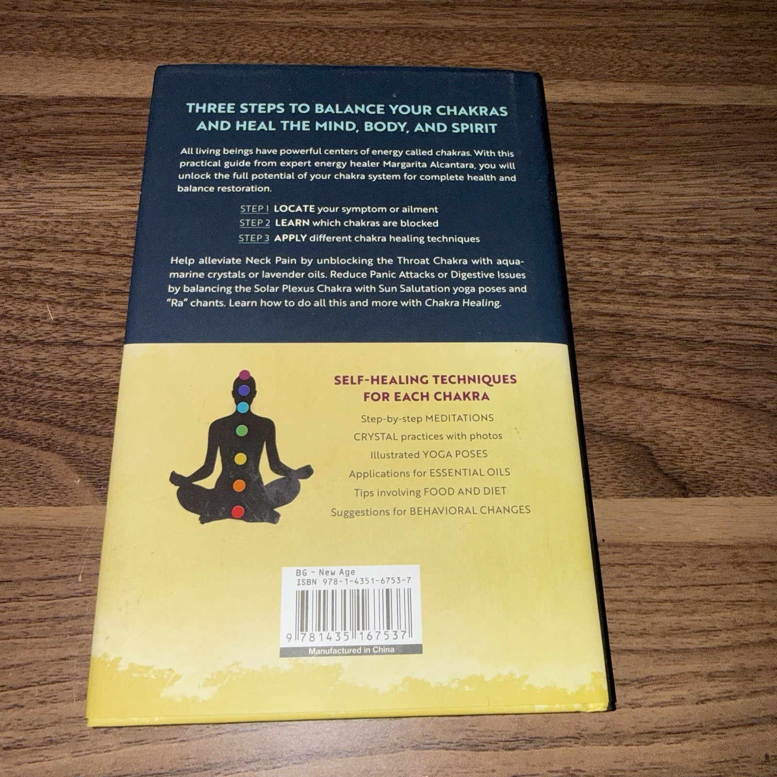 Chakra Healing Hardcover by Margarita Alcantara Guide to Chakras Meditation Yoga