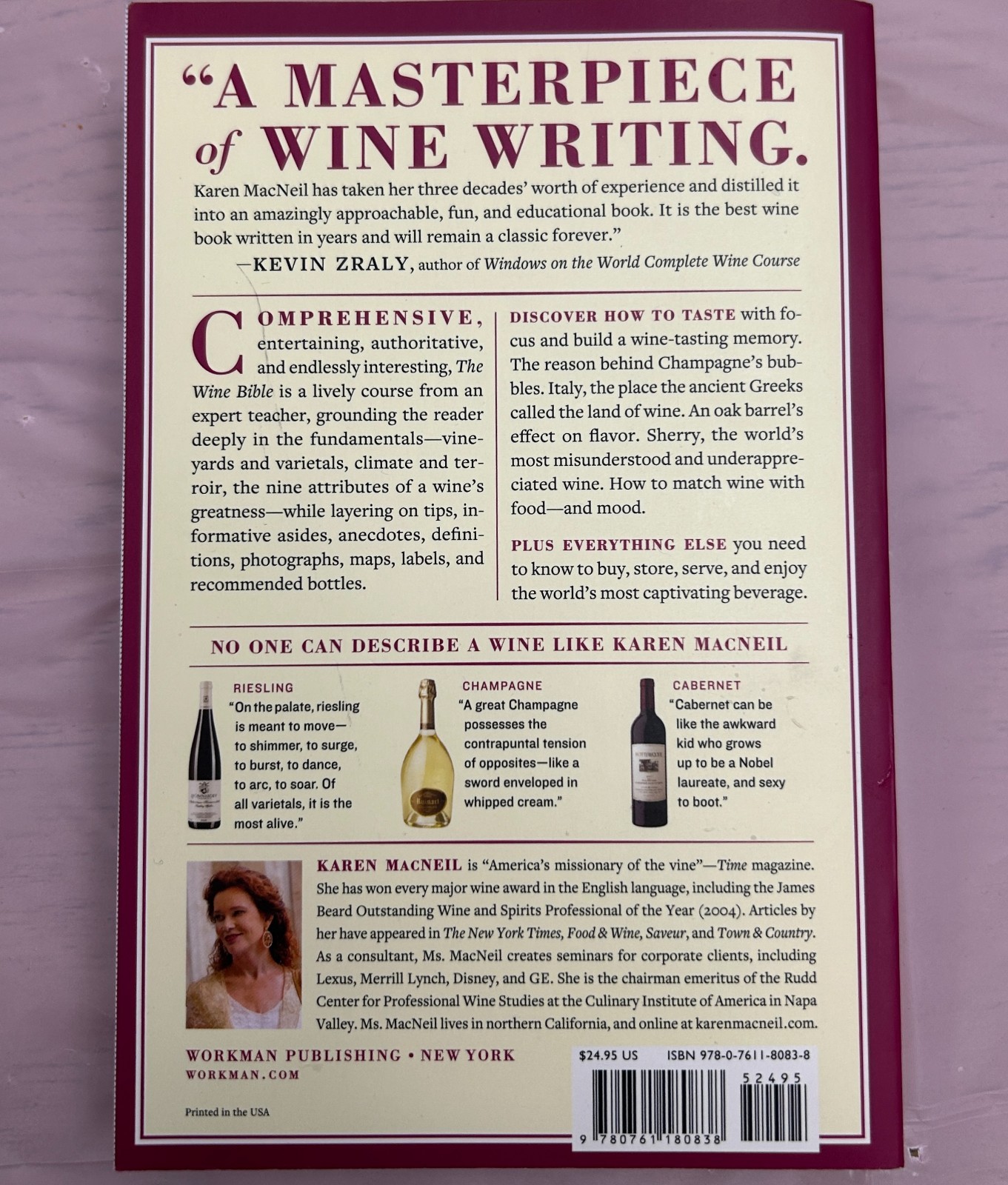 Wine Bible by Karen MacNeil (2015) (Like New)