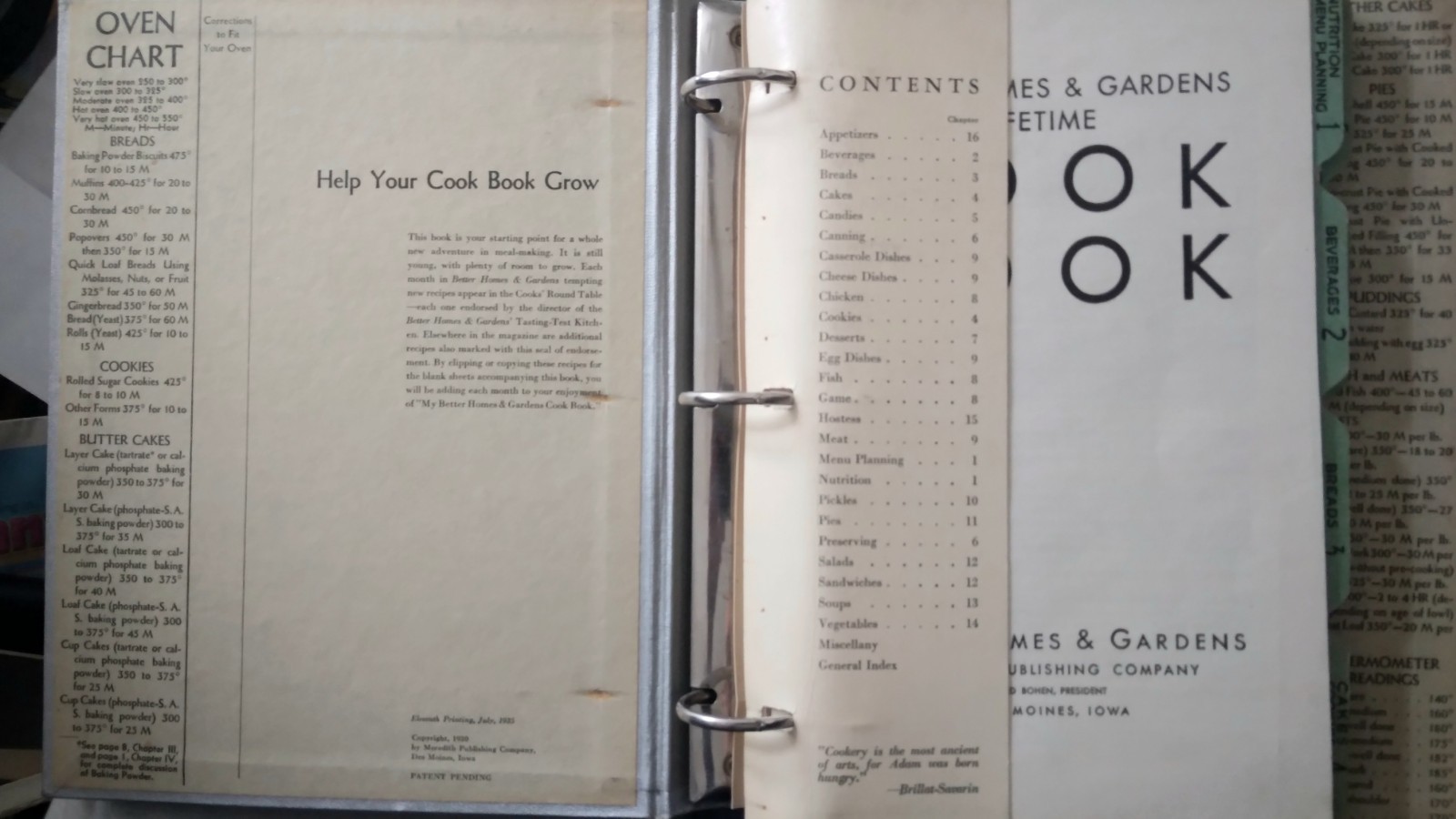 1935 VG-EX „My New Better Homes And Gardens Cook Book“ – My First One Sold!