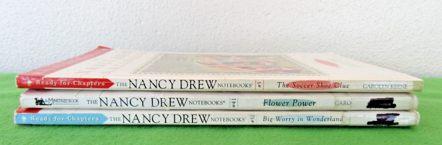 LOT 3 PB THE NANCY DREW NOTEBOOKS BY CAROLYN KEENE – READY FOR CHAPTERS AGES 6-9