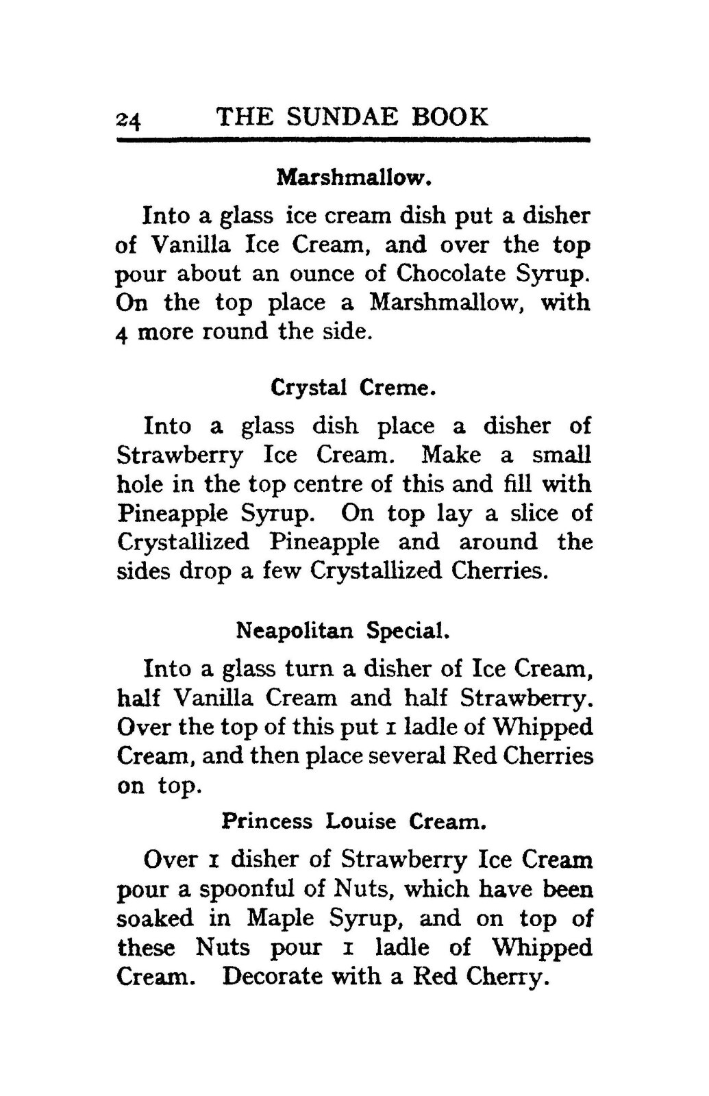 1927 Sundaes Ice And Cream Sodas How To Make Them Vintage Cook Book 114 Pages