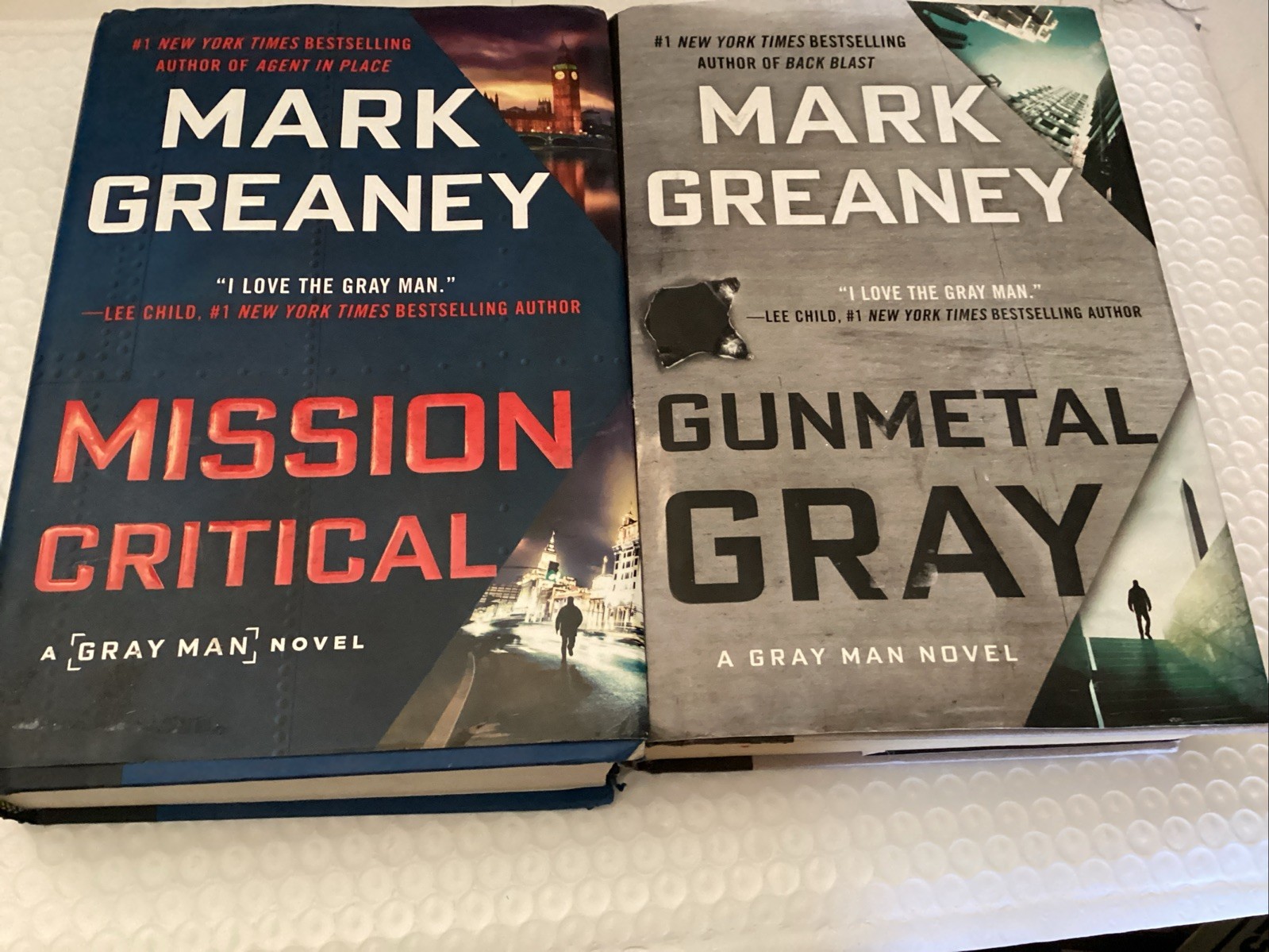 Lot 6 HC Mark Greaney GRAY MAN Series 6,8, 11-14 Midnight Black~Chaos Agent