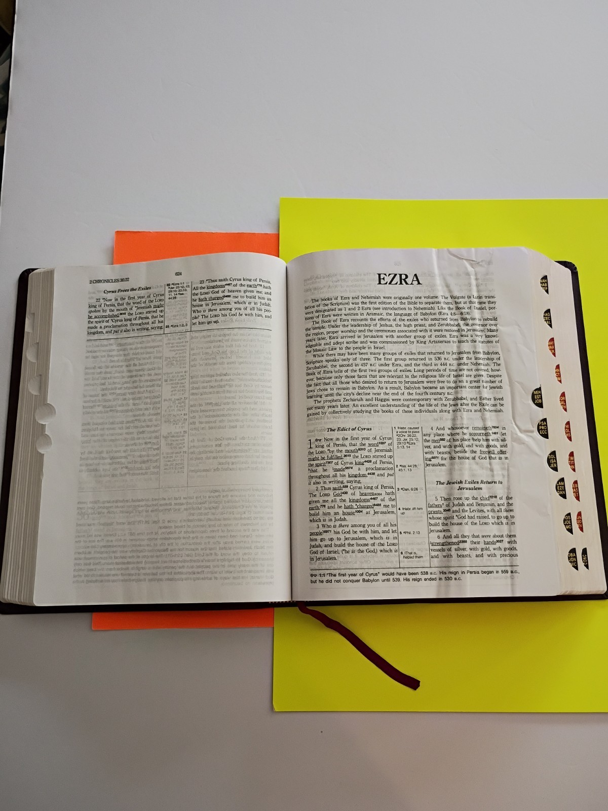 AMG KJV Hebrew-Greek Key Word Study Bible Warren Patrick Baker Bonded Index maps