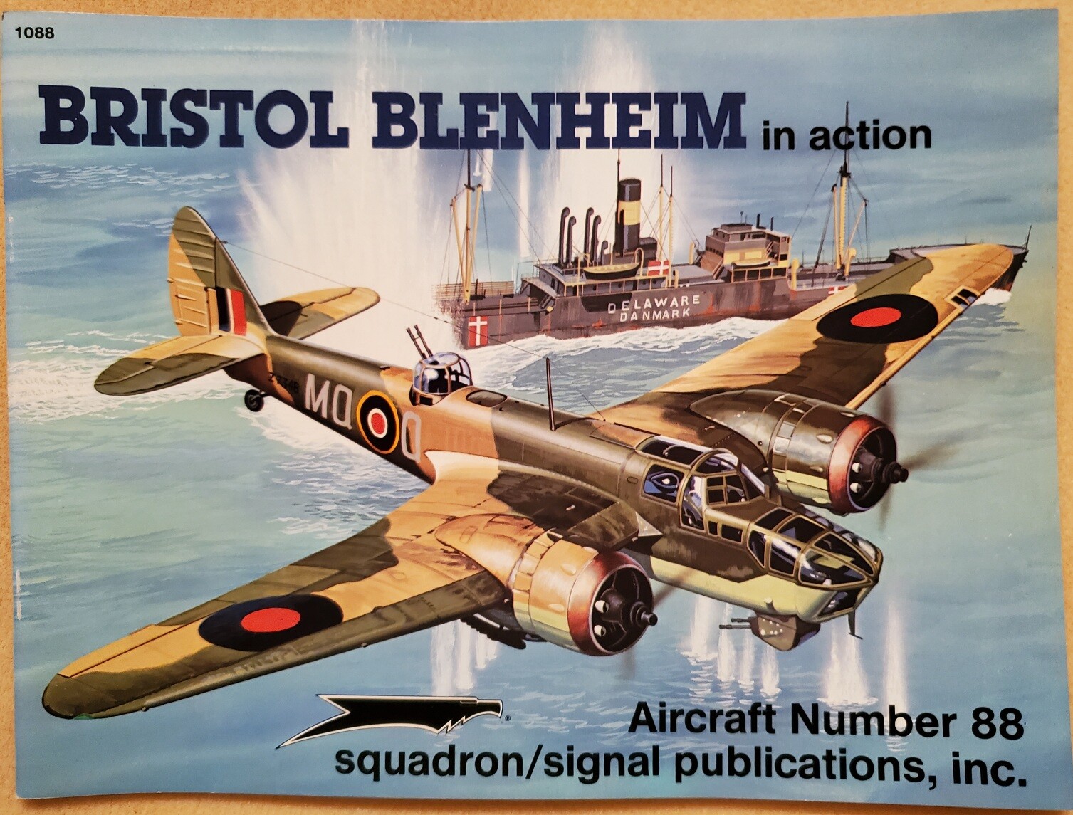 Bristol Blenheim in Action 1088 Aircraft Number 88 Squadron/ Signal Publication