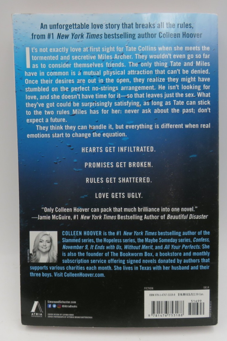 Ugly Love a Novel by Colleen Hoover – Paperback NEW