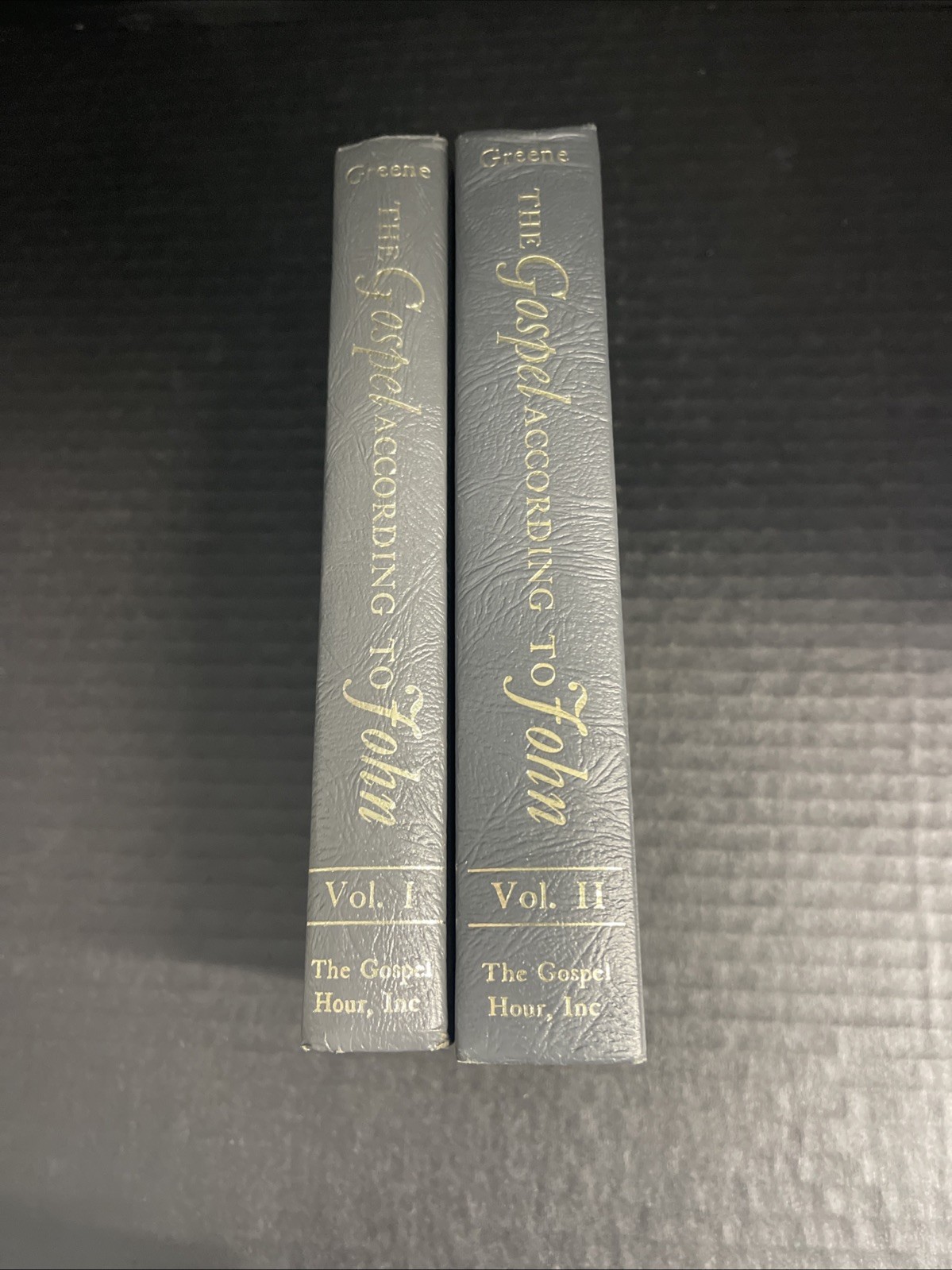 Gospel According To John Volumes 1 And 2 Oliver Greene Hardback