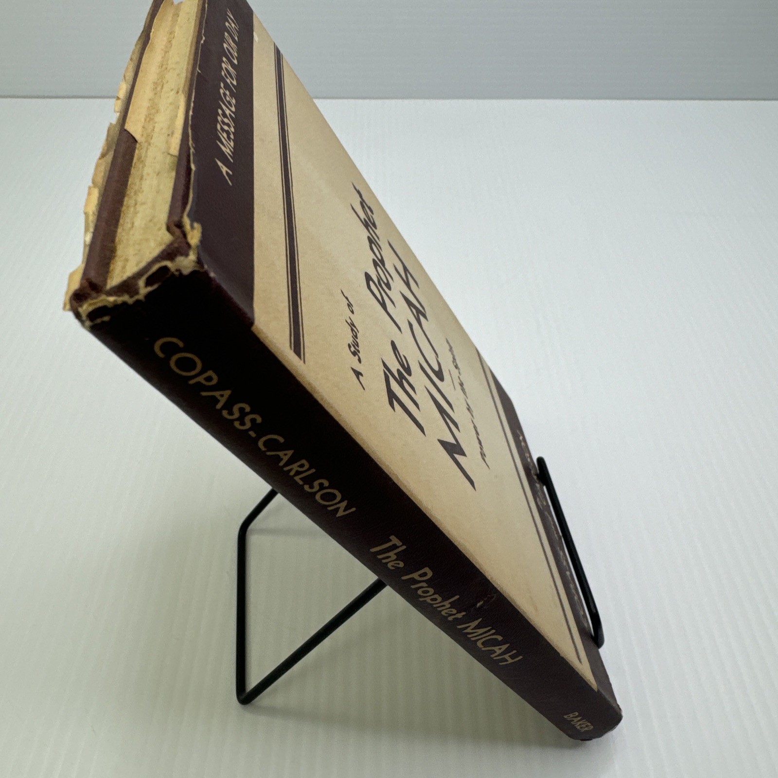 A Study of the Prophet of Micah Copass & Carlson 1950 HC Baker Book House