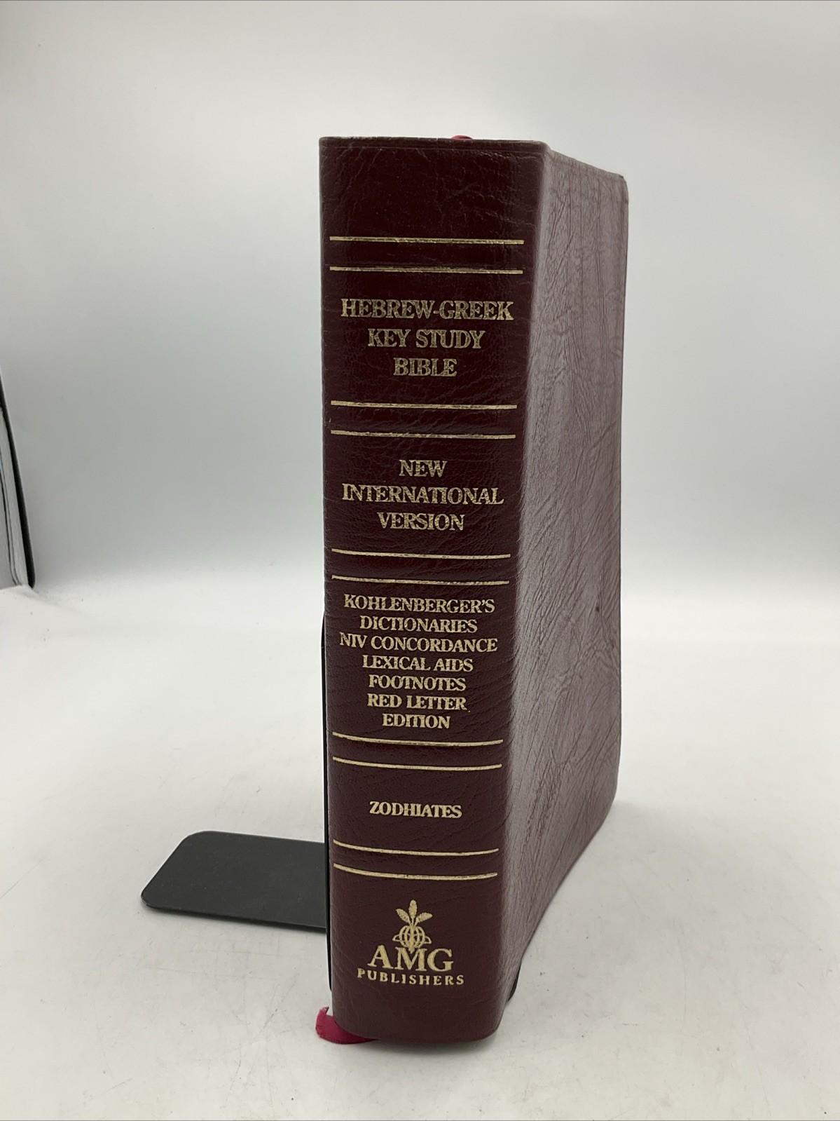 Hebrew-Greek Key Study Bible New international version zodhiates, AMG publishers
