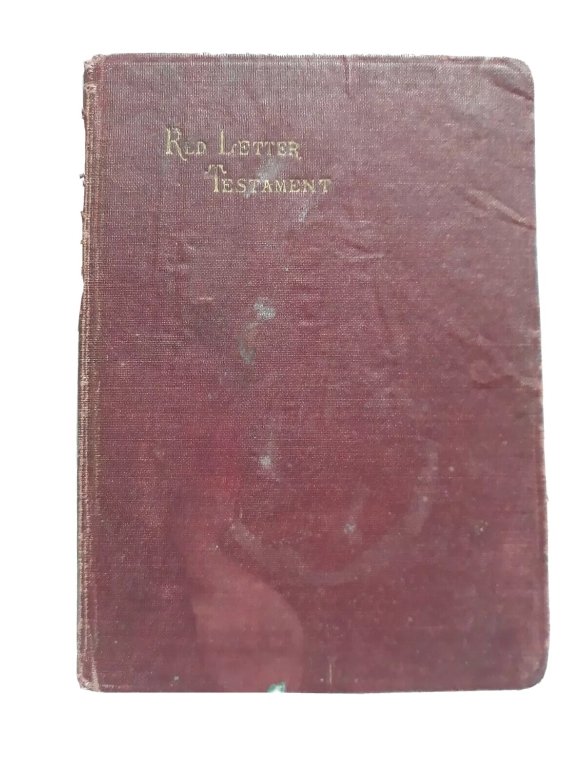 Red Letter Testament thomas nelson red cover antique