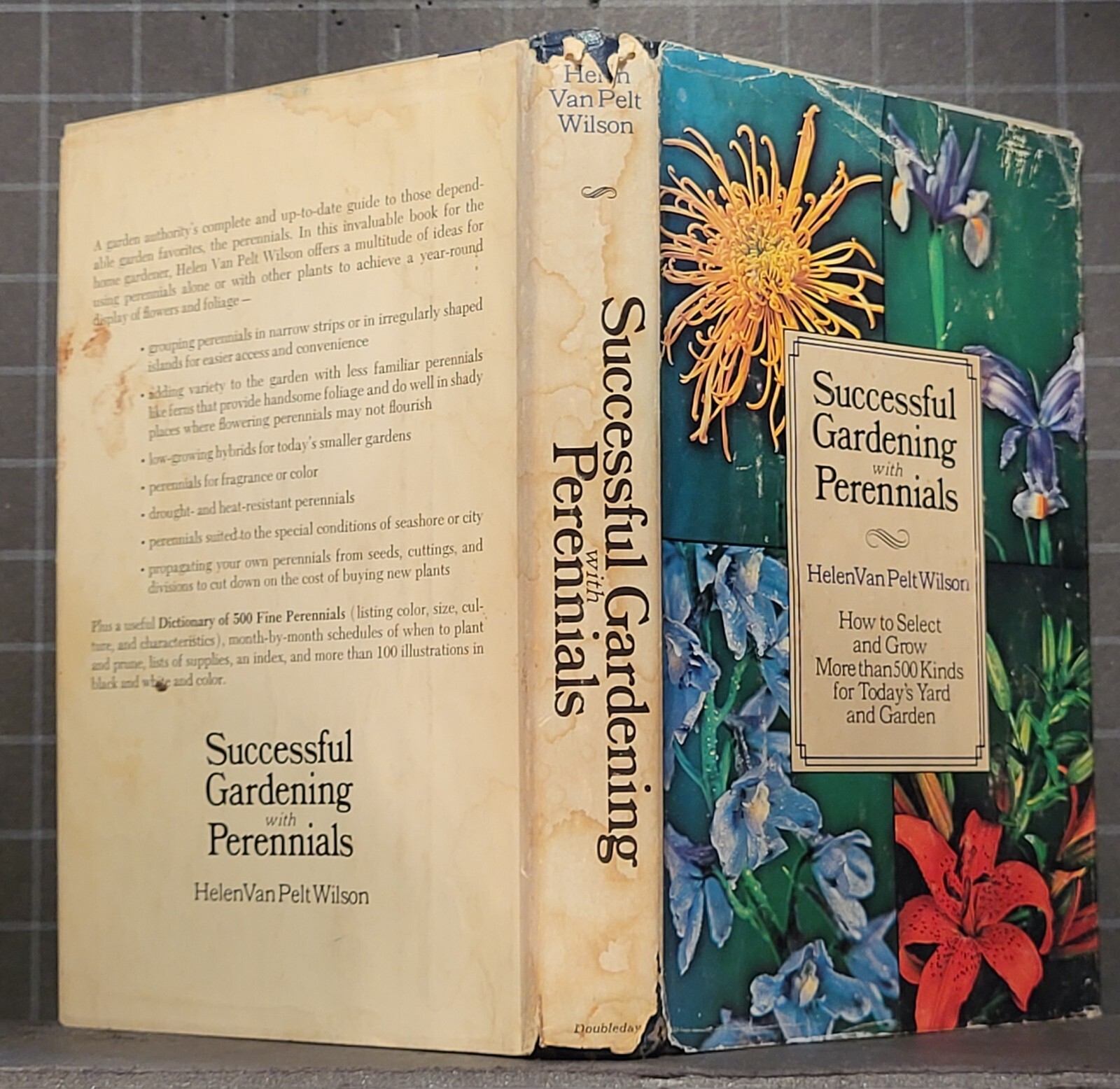 Successful Gardening with Perennials : by Helen Van Pelt Wilson 1976 HC 2642