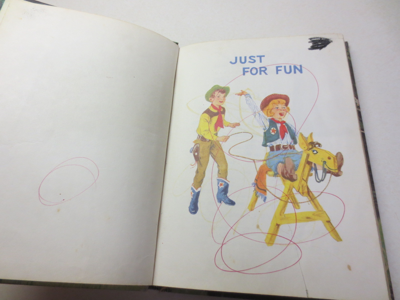 Just For Fun Regular Edition The Developmental Reading Series vintage hardcover