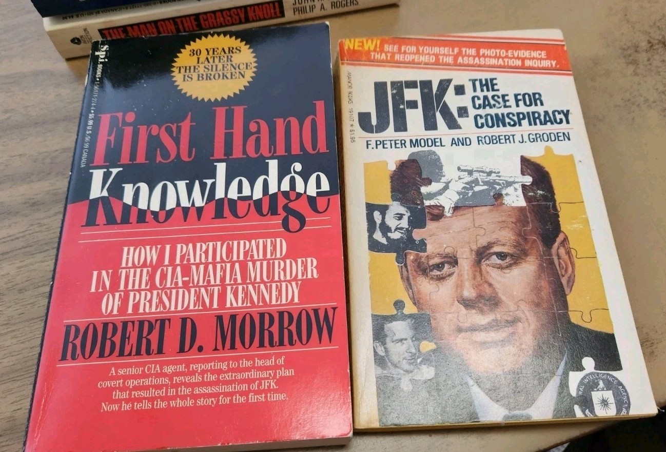 JOHN F. KENNEDY DEATH ASSASSINATION LOT Of 7 Conspiracy Paperbacks CIA JFK