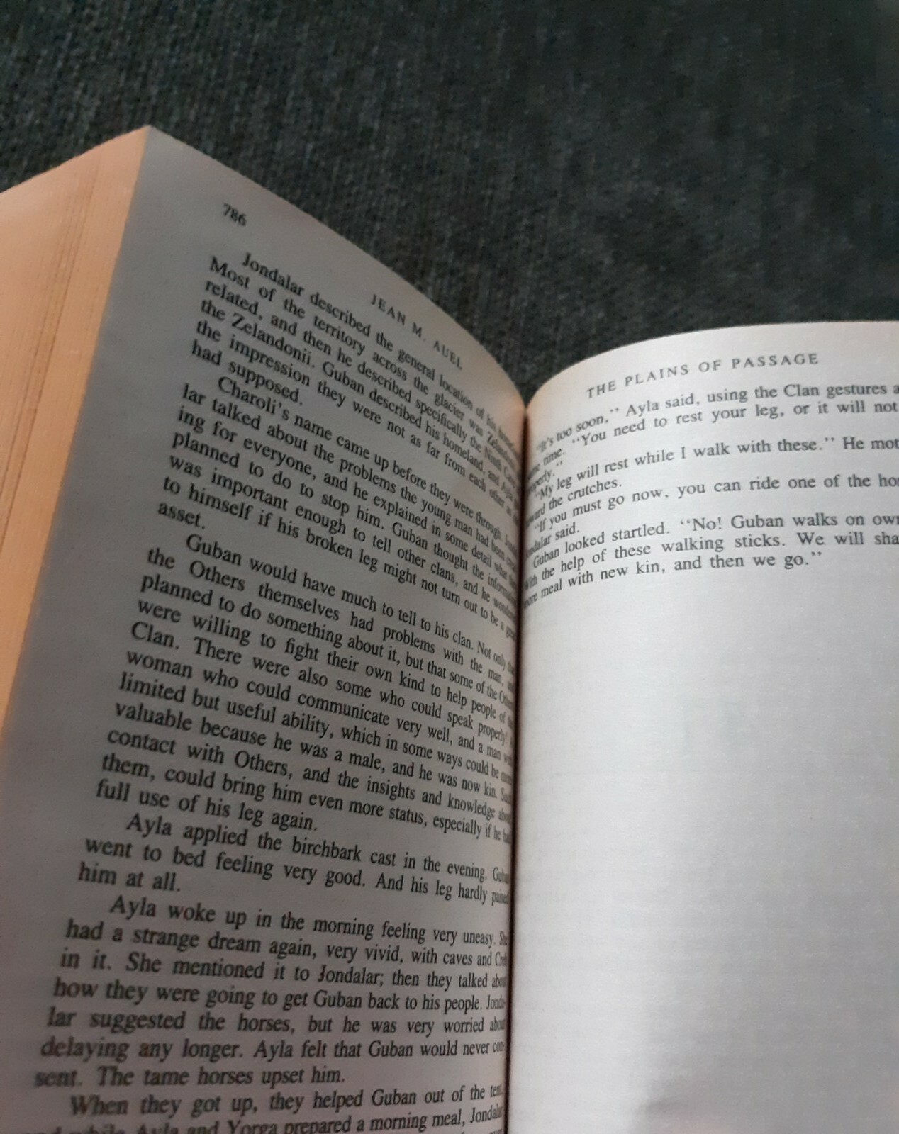 Earth’s Children Ser.: The Plains of Passage by Jean M. Auel 1991, Acceptable