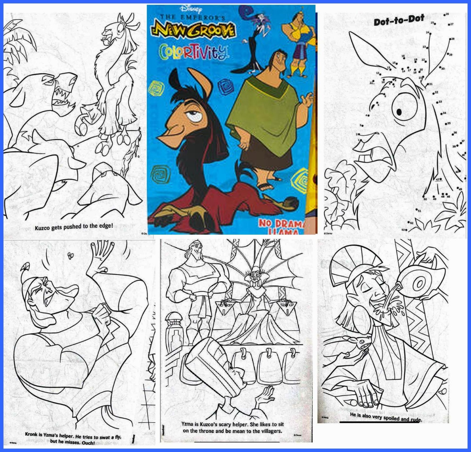 10 Disney Coloring Books Classic Movie Characters Full Size Books 700 Pages