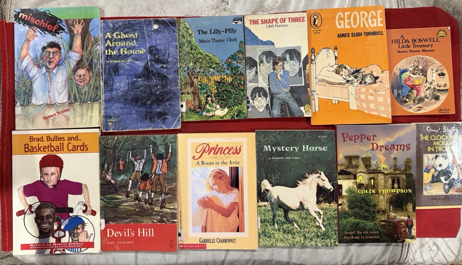 Mixed Lot Mixed Authors Teenage Vintage Retro Books Bulk Lot x 12 (Lot 1147)