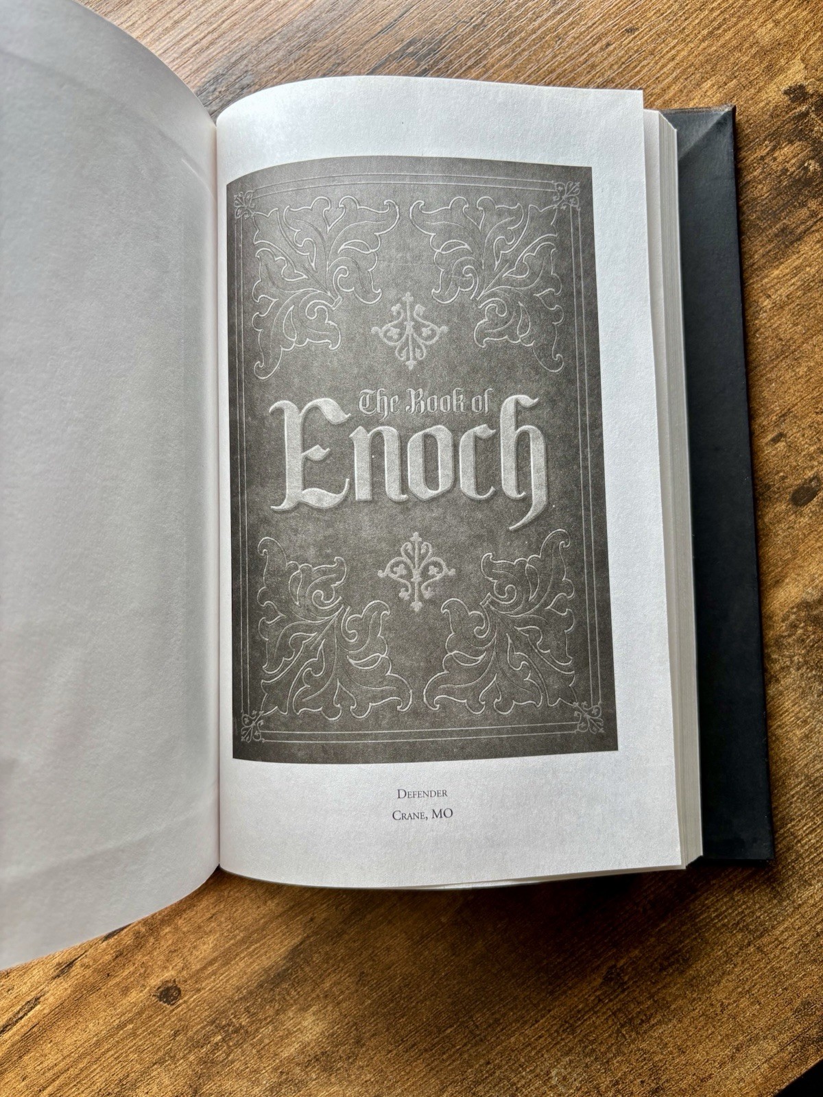 Book of Enoch Genuine Leather Rebound