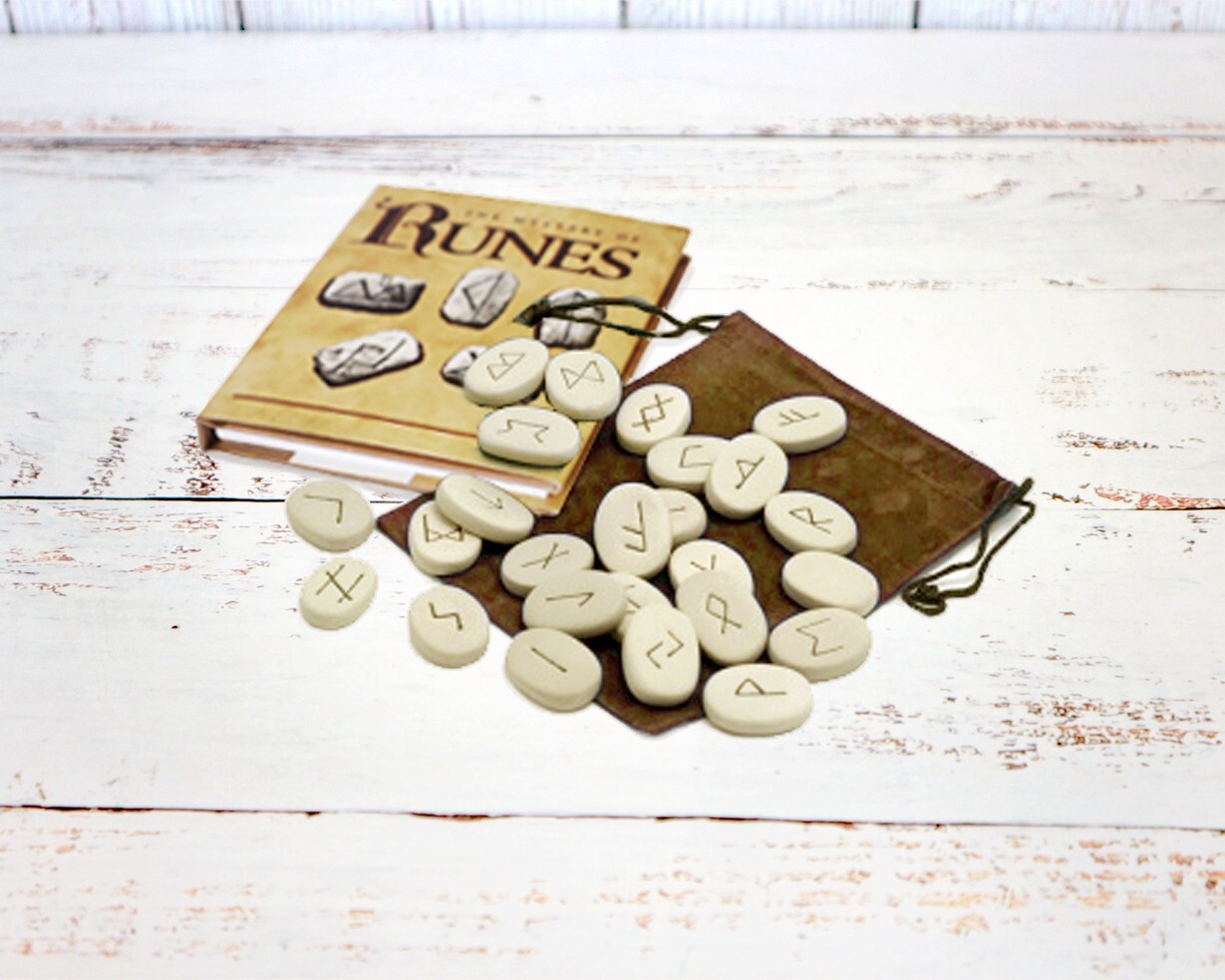 The Mystery of Runes Hardcover Pocket Book by Paul Lipari (Ariel Books) 80-pages