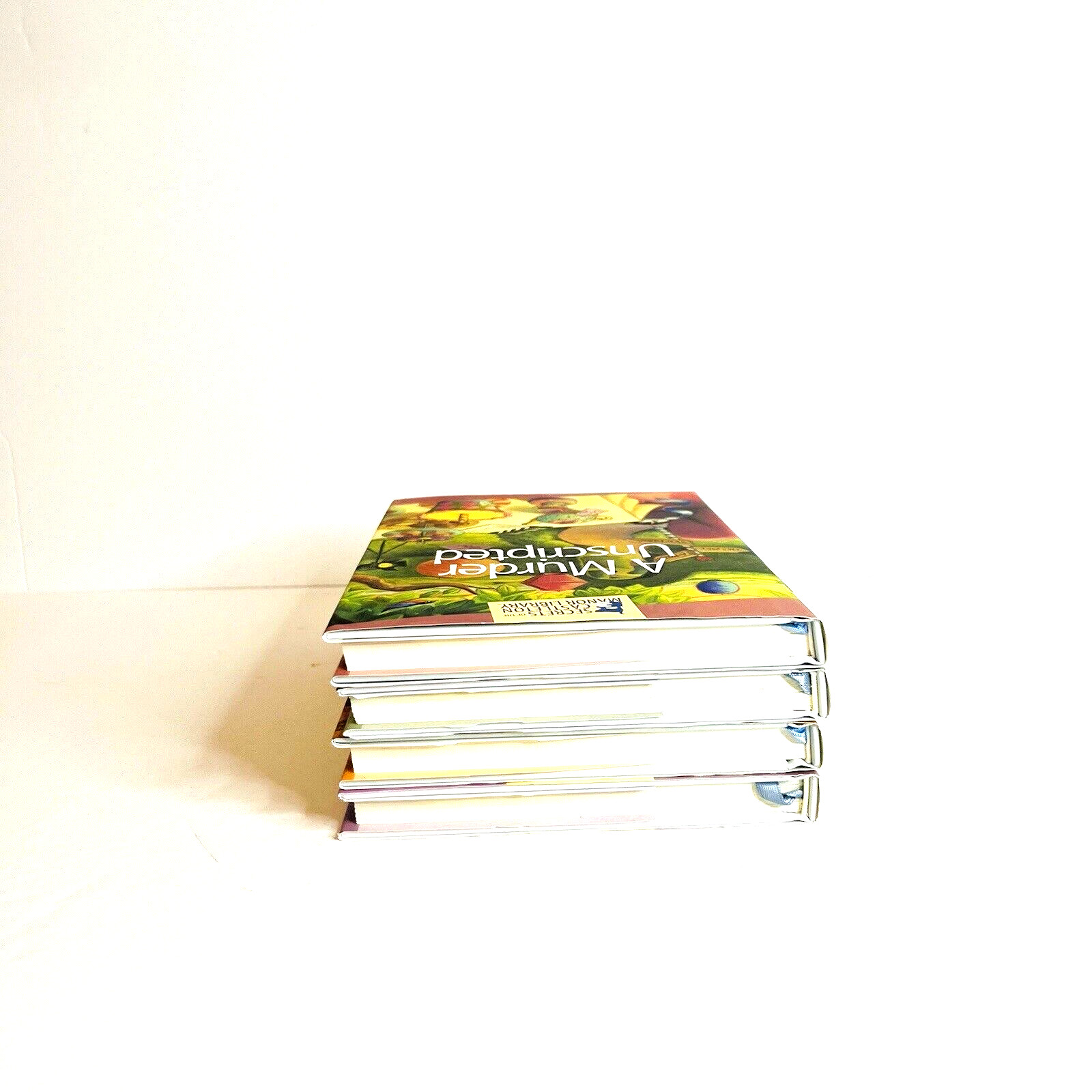 Secrets of the Castleton Manor Library Autographed Mystery Lot of 4 Books