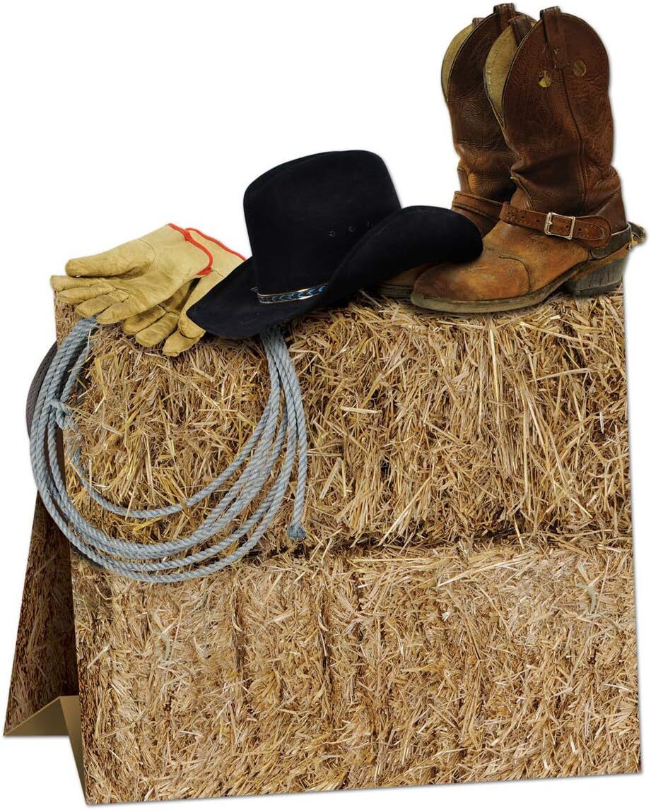 3-D Western Centerpiece Party Accessory (1 count) (1/Pkg)