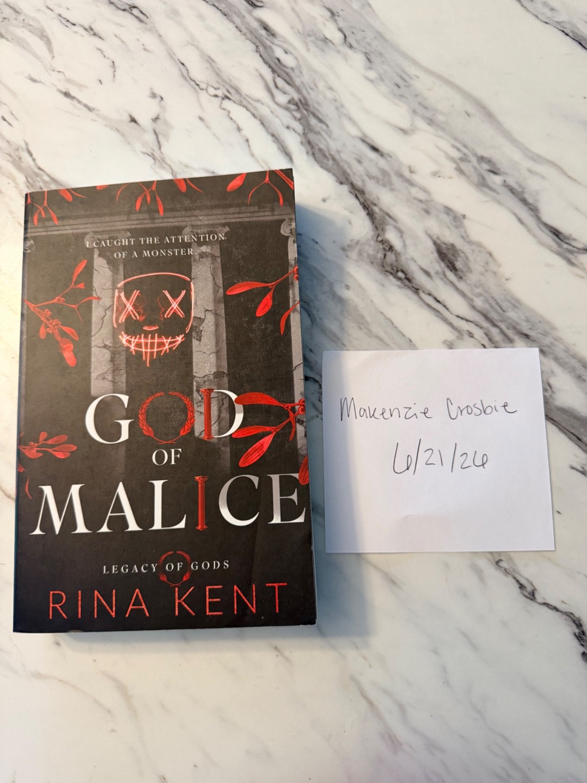 OOP (Out of Print) Legacy of Gods Series by Rina Kent Paperback