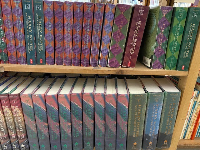Harry Potter you chose the book Complete set 1-8 Fiction Hardcover only – GOOD