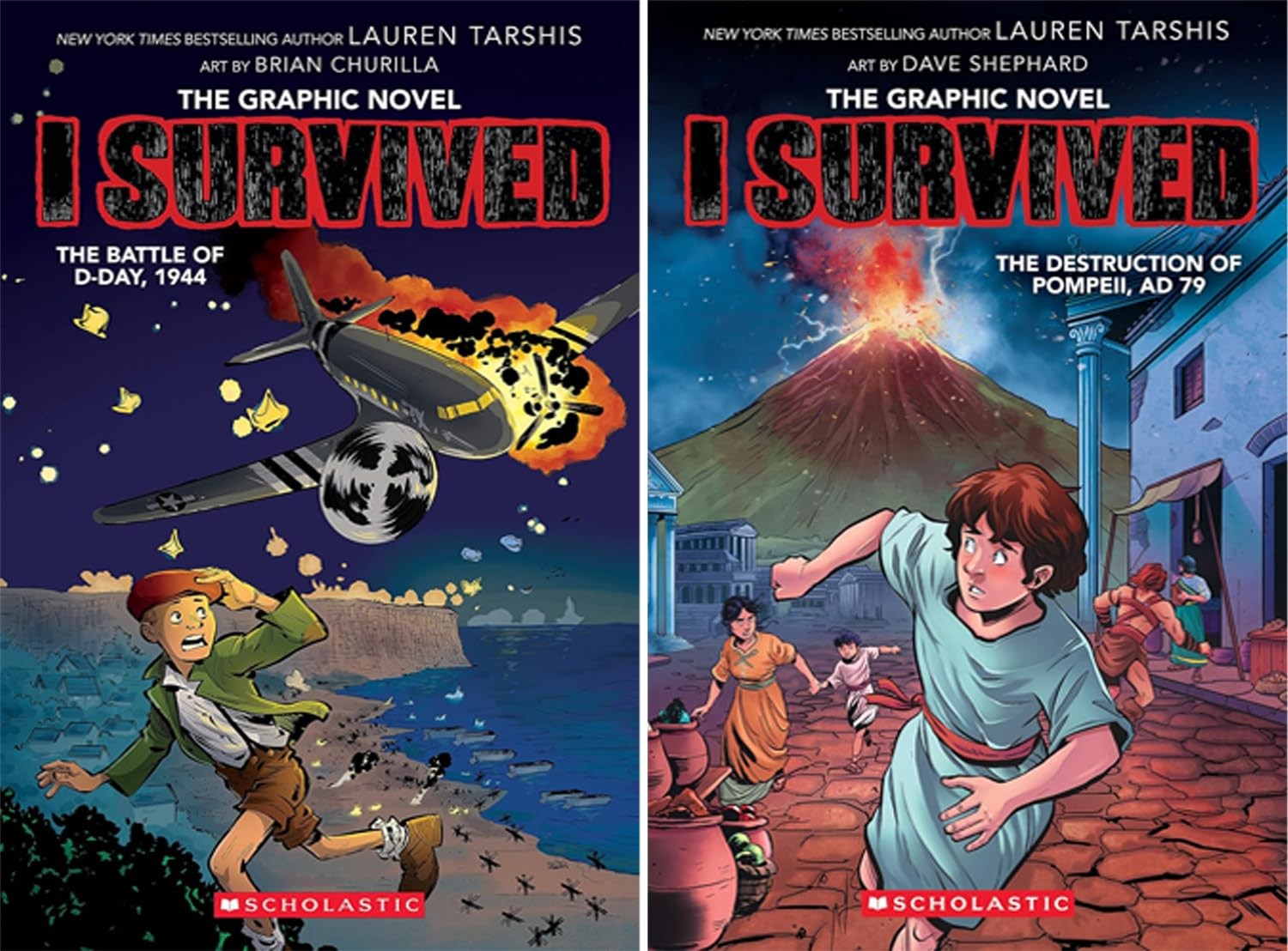 I Survived Graphix 1-12 Books Set by Lauren Tarshis NEW Paperback Set