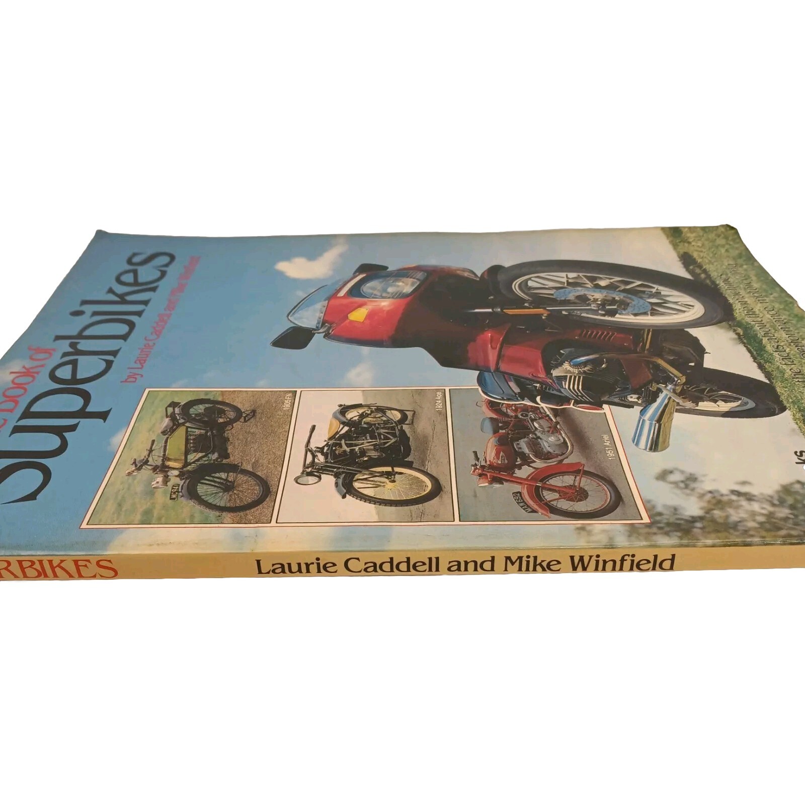 The Book of Superbikes Laurie Caddell Mike Winfield Indian Triumph Harley 1981