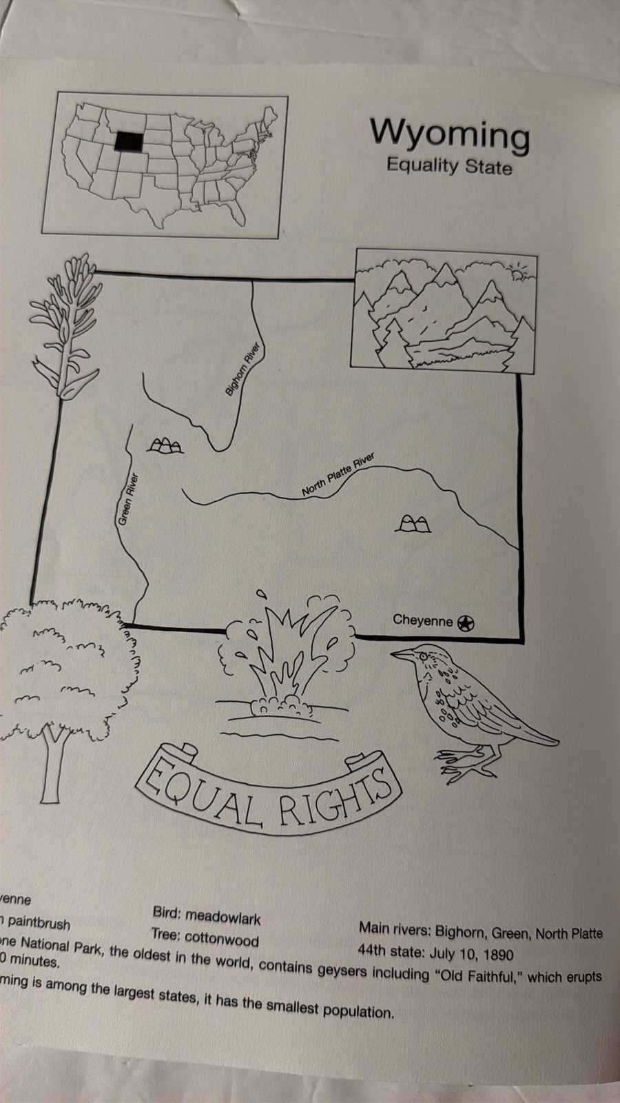 Vintage United States Coloring Book (1998), Winky Adam