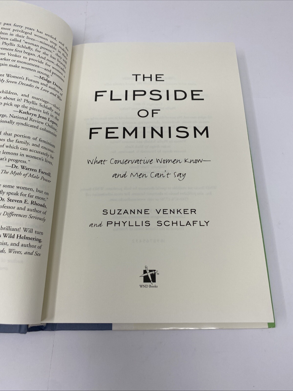 The Flipside of Feminism Conservative Women Know Men *SIGNED* FREE SHIPPING!