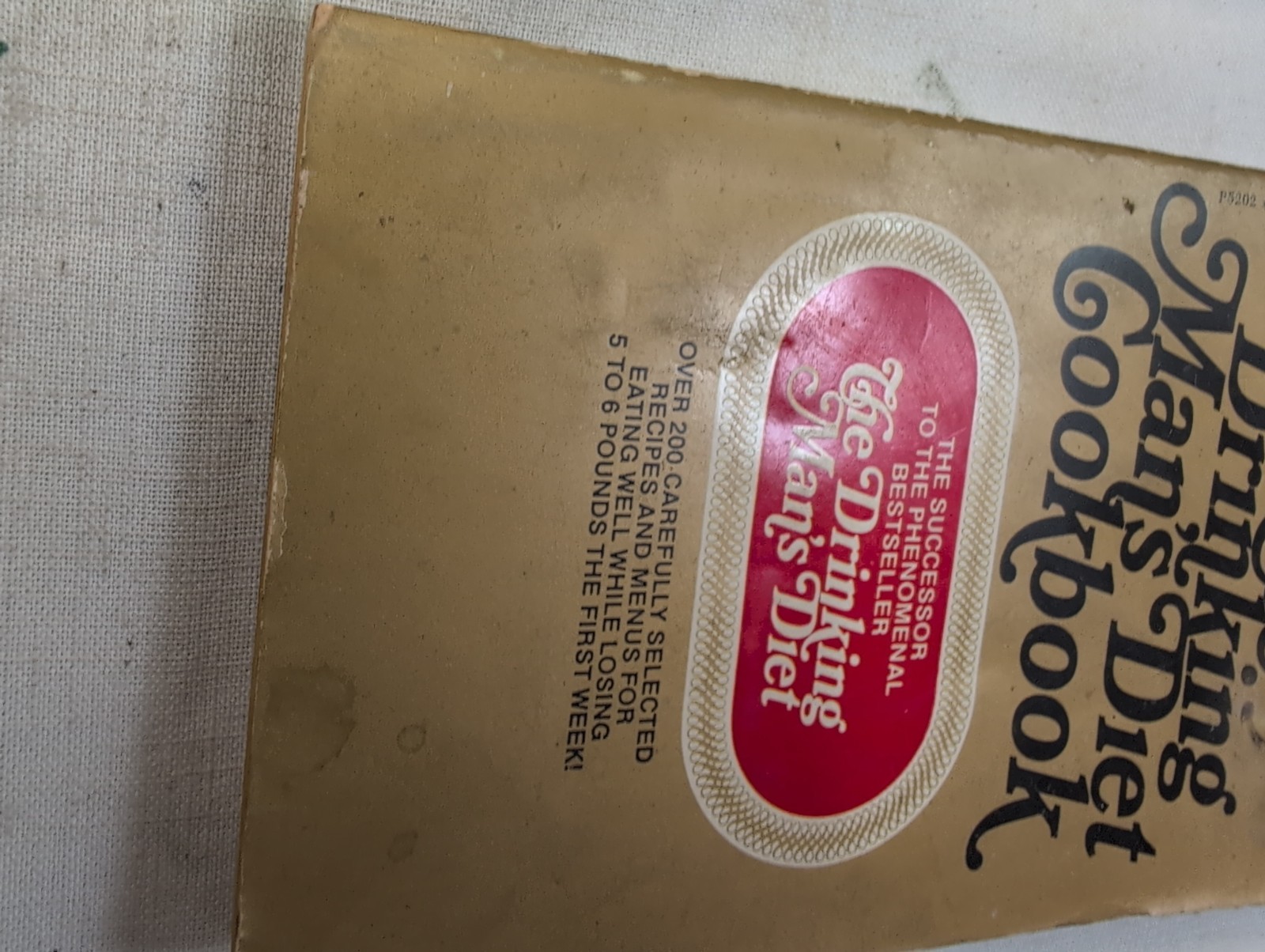 The Drinking Man’s Diet Cookbook Original 1969 Paperback Bantam Edition