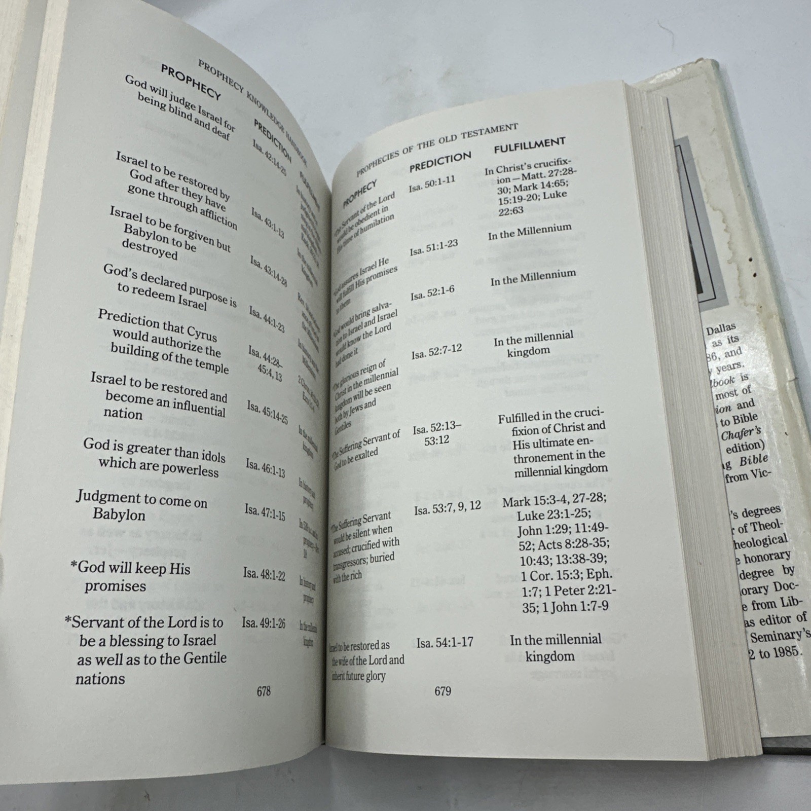 The Prophecy Knowledge Handbook: All the Prophecies of Scripture Explained 1984