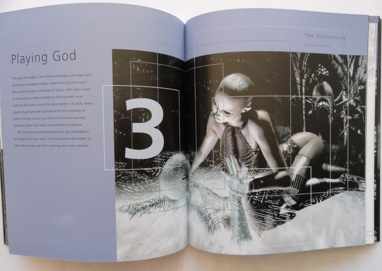 (398) Digital Sci-Fi Art Step-by-Step Guide Futuristic Images M. Burns PB 2004