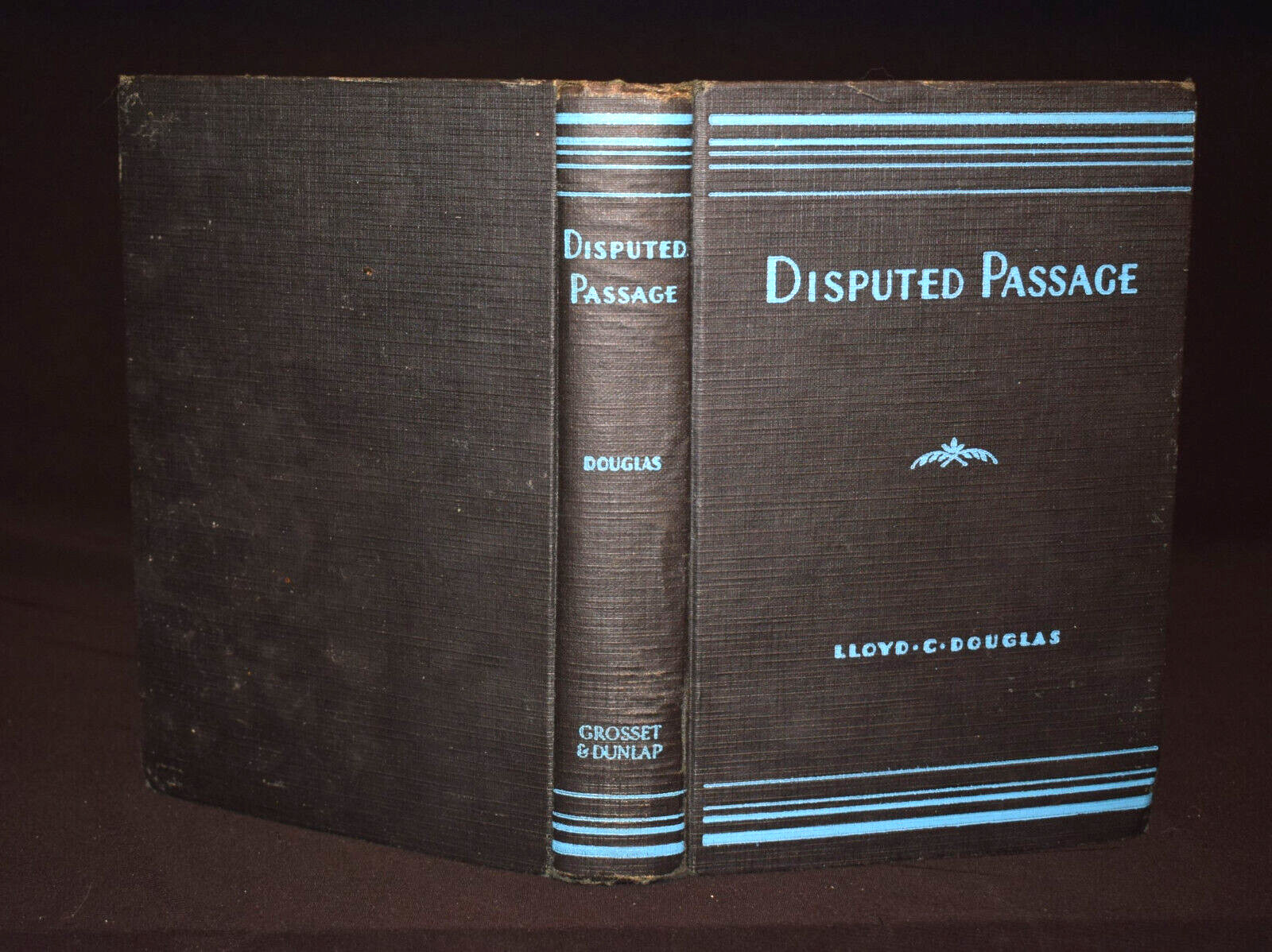 Vintage ~ Disputed Passage by Lloyd C. Douglas ~ c 1939 ~ 432 Pages ~ Hardcover