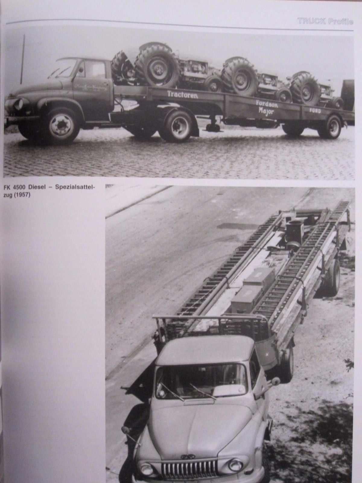 Truck Profile – 56 pages, Great Photos, PB staple bound, German Text