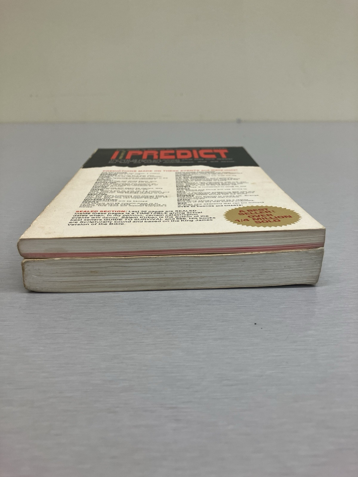 I Predict Salem Kirban (7th Print 1975) + 666 (13th Print 1975) – Good – PB