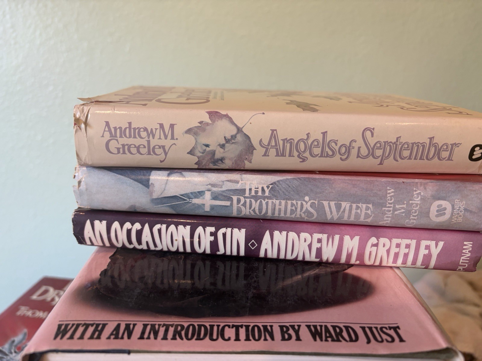 Andrew M. Greeley Lot of 5 Hardcover Books (See photos for titles)