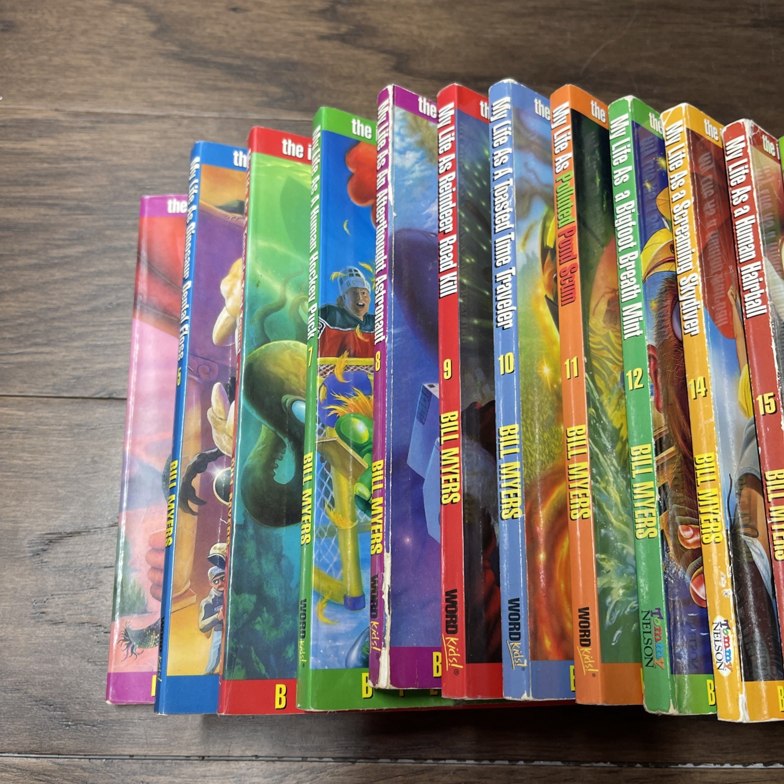 MY LIFE AS A * LOT OF 15 BOOKS by BILL MYERS Kids Novels Fiction Paperback Set