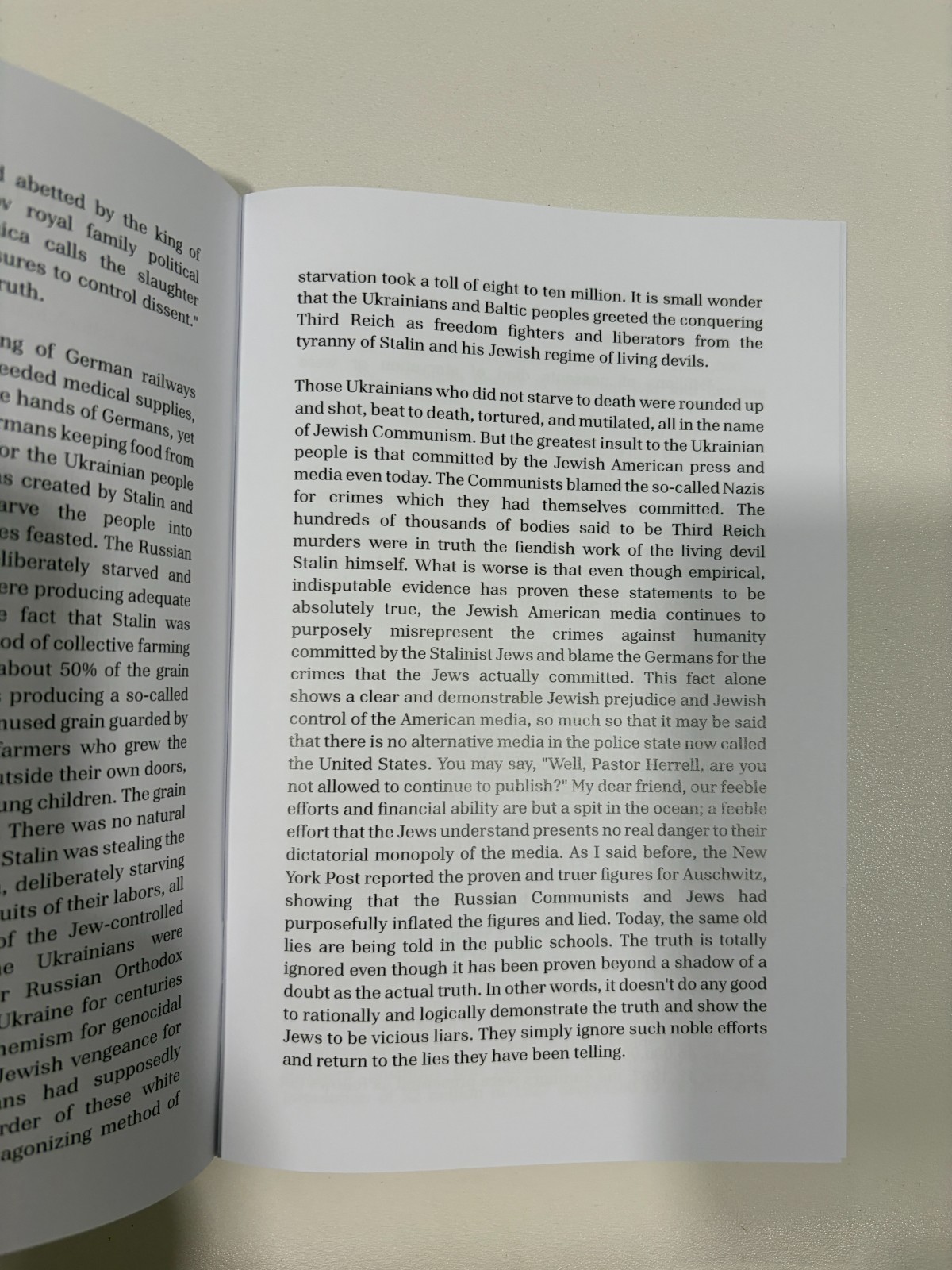 White Holocaust by V. Herrell SB