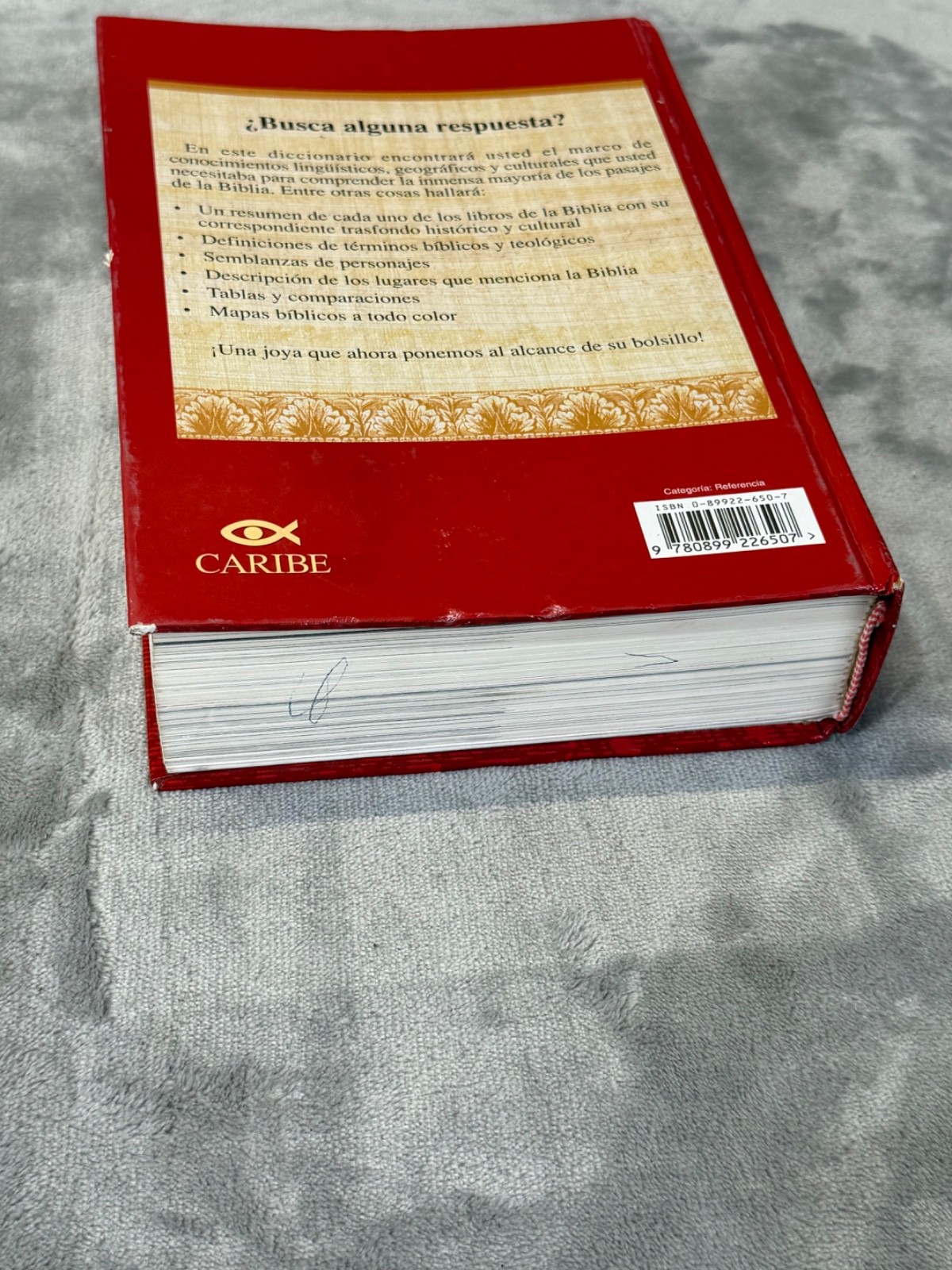 DICCIONARIO ILUSTRADO DE LA BIBLIA By Wilson M. Nelson 1977 Hardcover