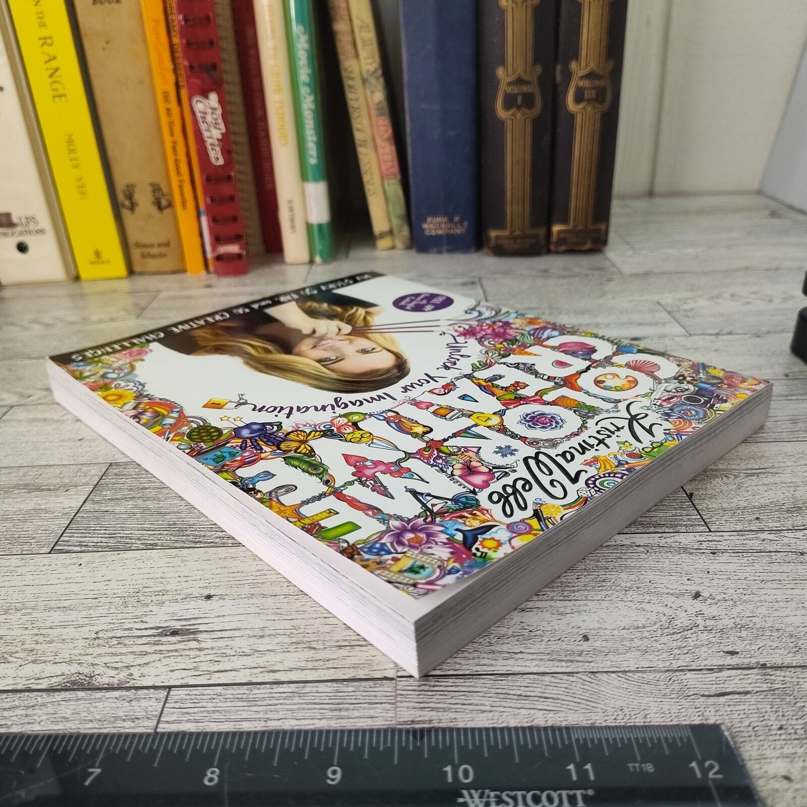 Color Me Creative Kristina Webb 2015 First Edition Softcover Art Challenge Book
