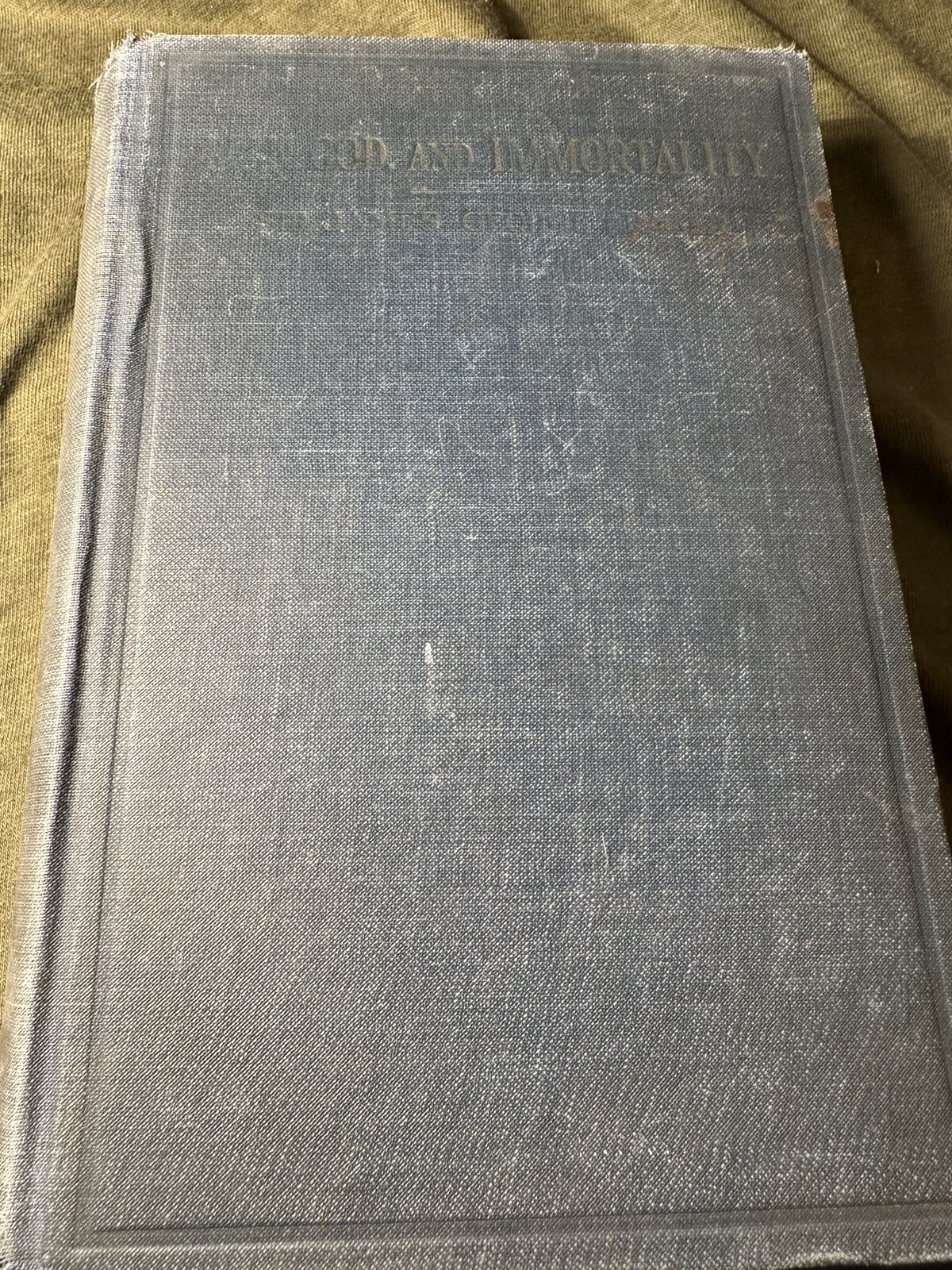 Man, God And Immortality: Thoughts On Human Progress. Macmillan Company (1927).
