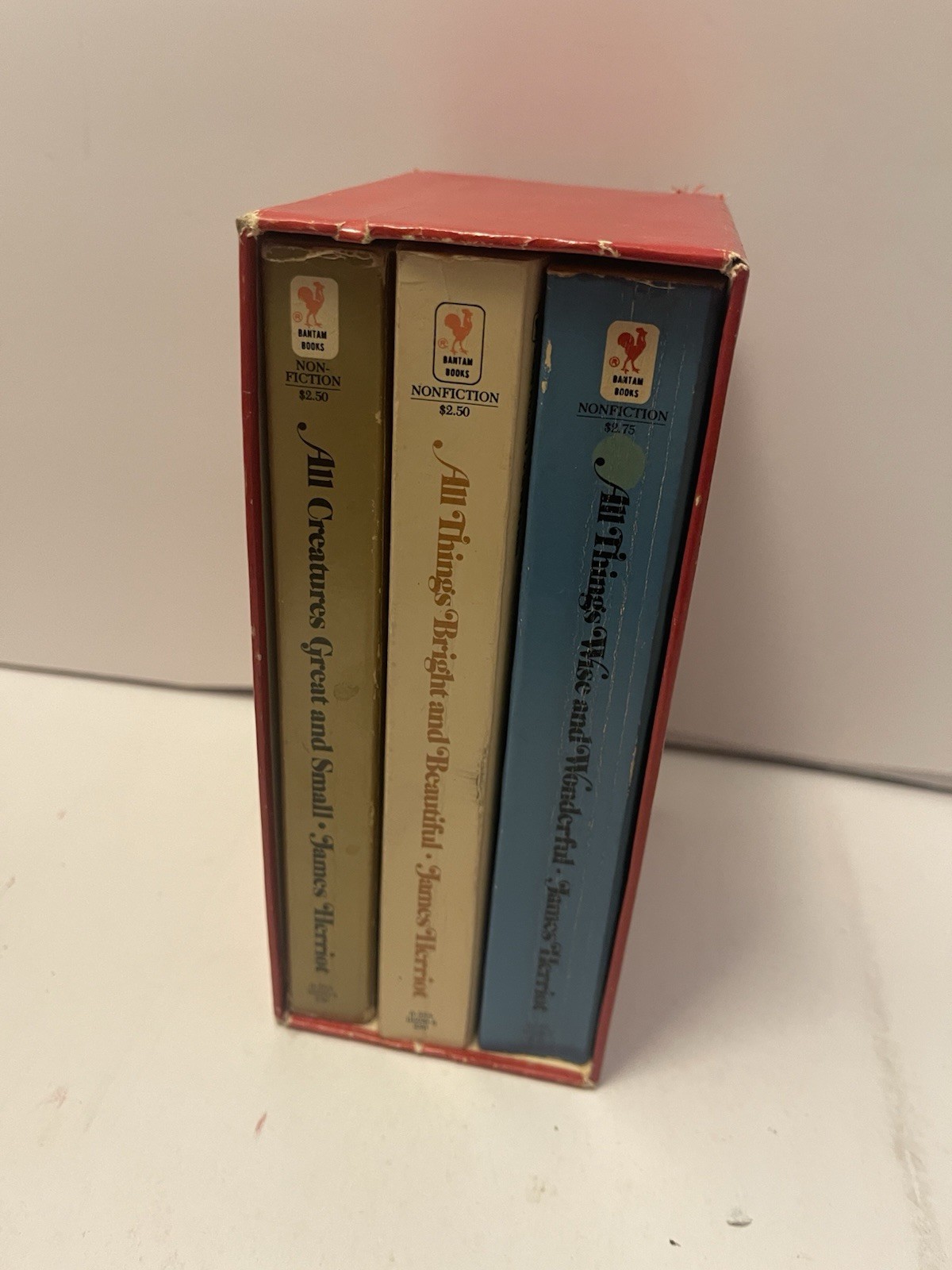 James Herriot Box Set of 3 Lovable Bestsellers All Creatures Series PB 1970’S