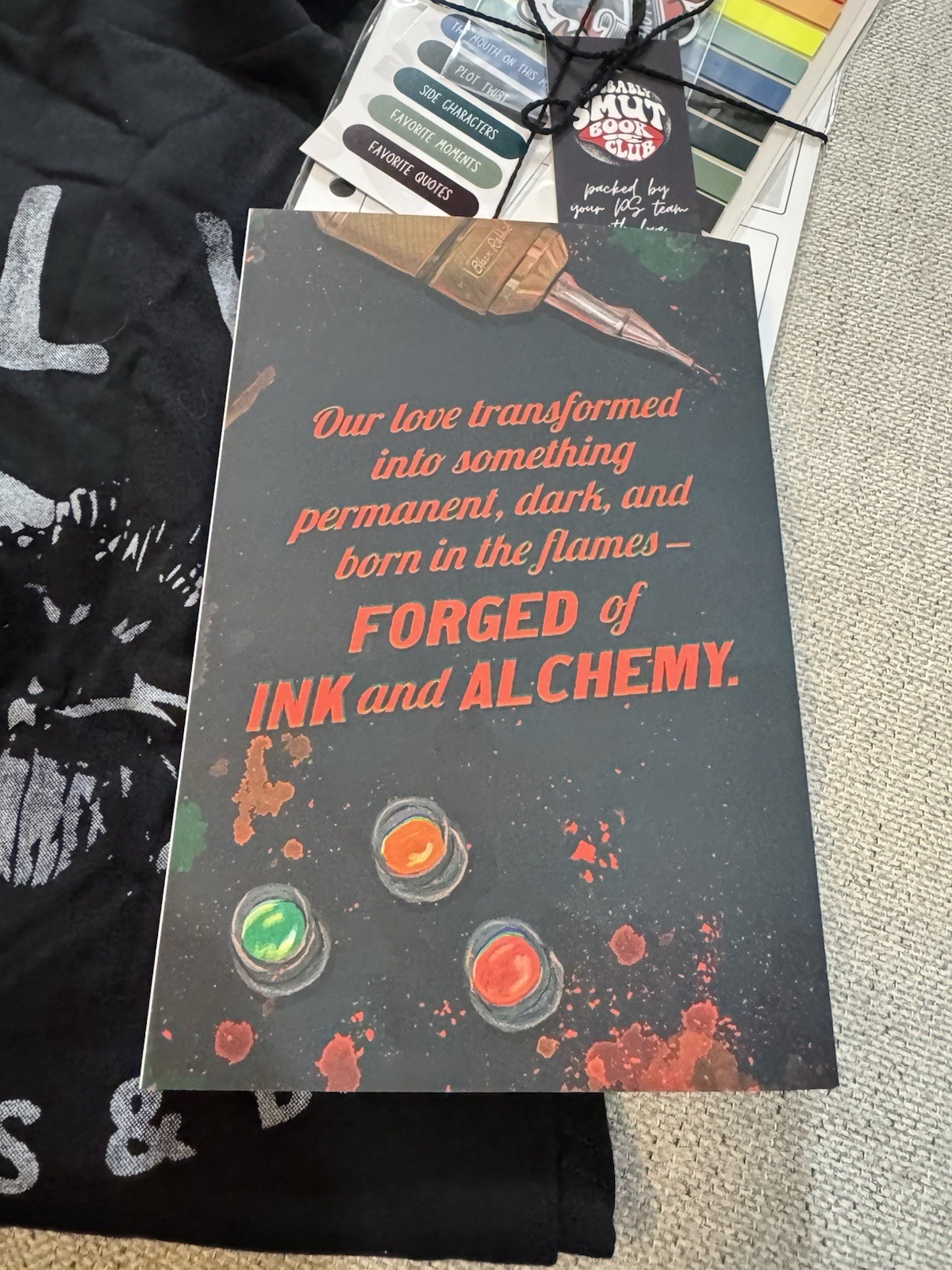 Of Ink And Alchemy By Sloane St James Probably Smut Special Edition + XL T-shirt