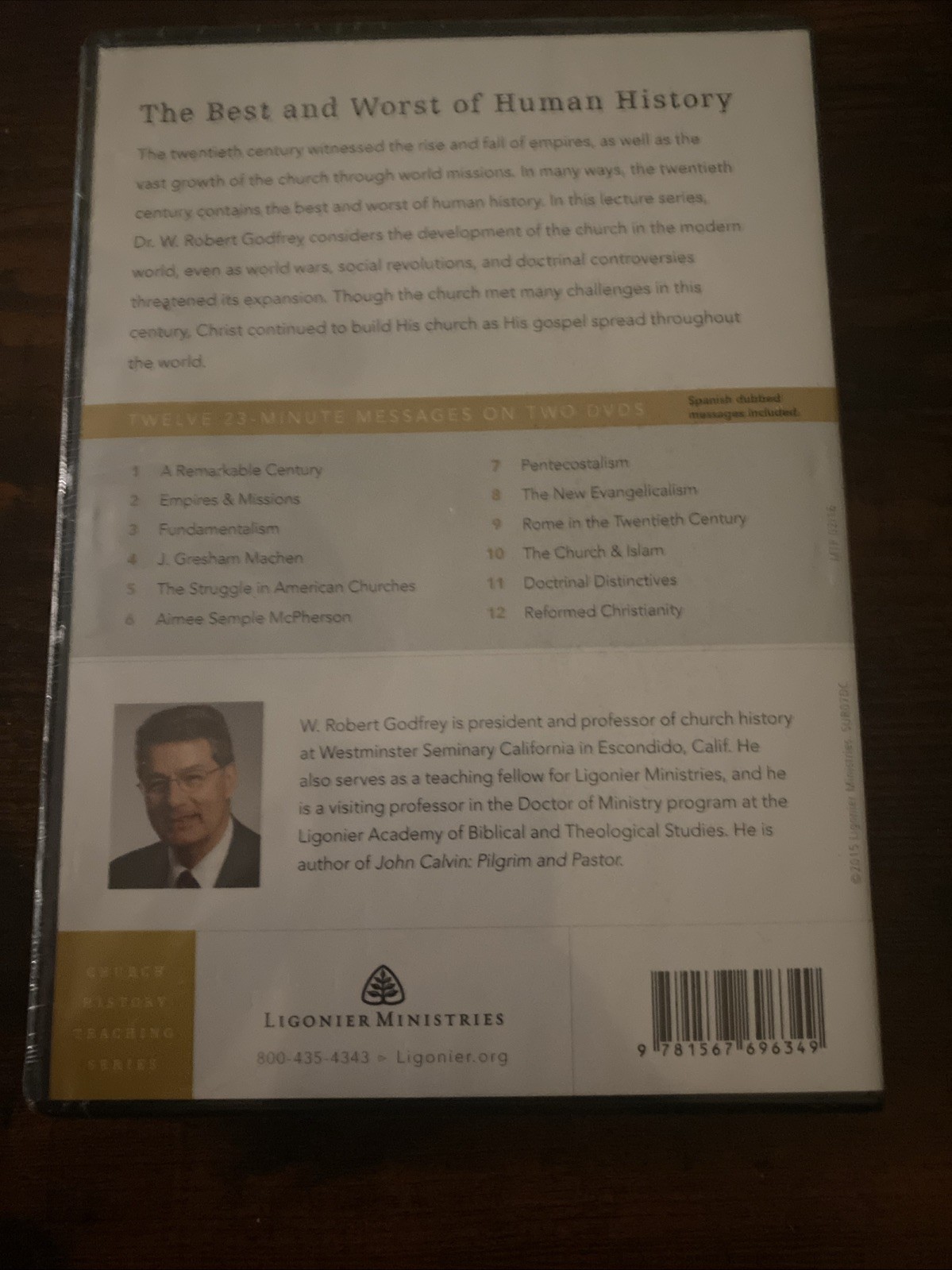A Survey of Church History by W. Robert Godfrey DVD Part 6 A. D. 1900-2000