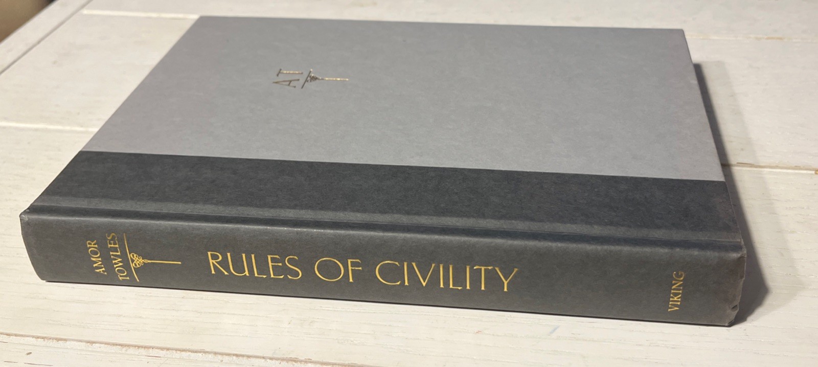 Rules of Civility SIGNED Amor Towles With Custom Artwork. VERY GOOD