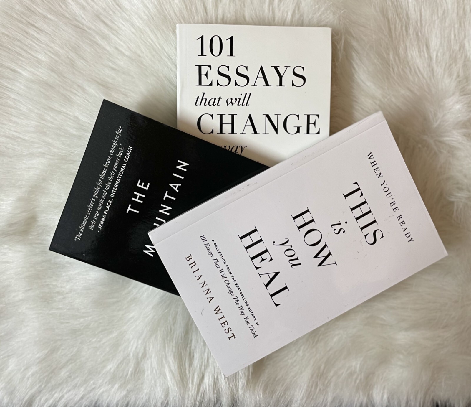 Brianna Wiest 3 book set : Mountain is you + 101 essay + this is how you heal PB