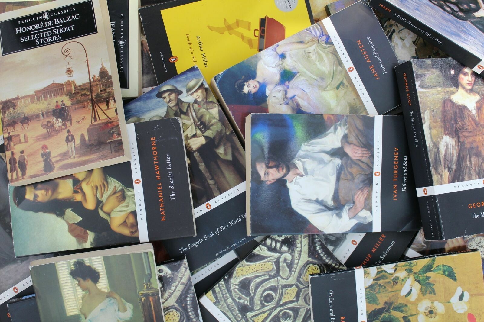 Lot of 10 Penguin Classics Paperback Books MIX