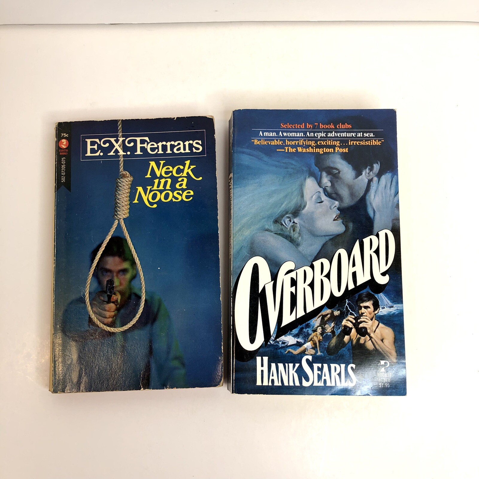 Lot of 10 Vintage Action Adventure Mixed Titles and Authors PB 1970s and 1980s