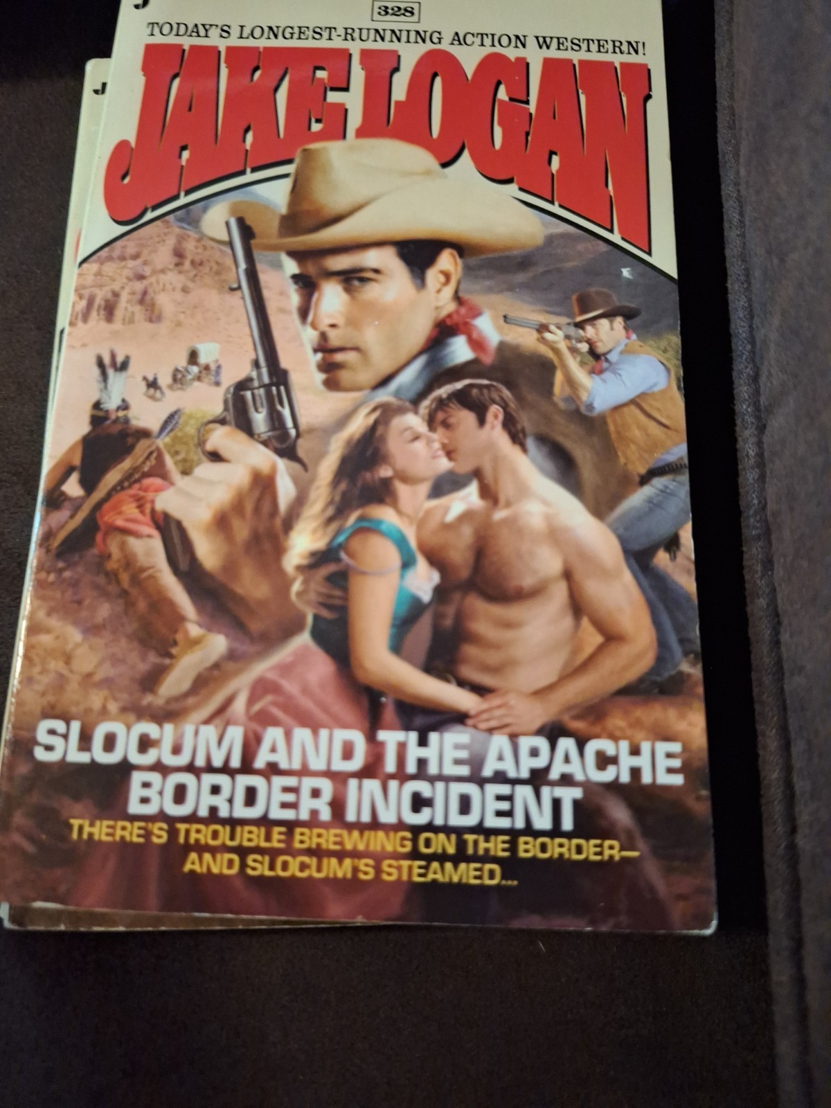 16 Jake Logan Slocum Western Paperback Book Lot #206-361 Jove Vintage